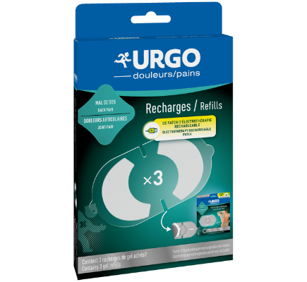 URGO Recharges de Patch Electrothérapie Rechargeable