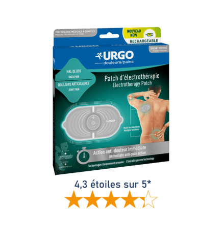 urgo-Patch-d'électrothérapie-rechargeable-4.3-etoiles-sur-5