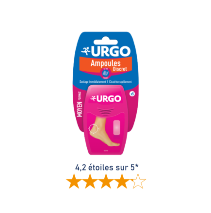 URGO ampoules traitement ultra discret 4.2 étoiles sur 5