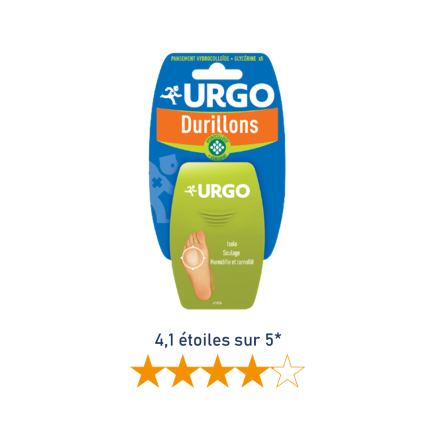 URGO traitement durillons 4.1 étoiles sur 5